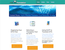 Tablet Screenshot of ditatranslation.com